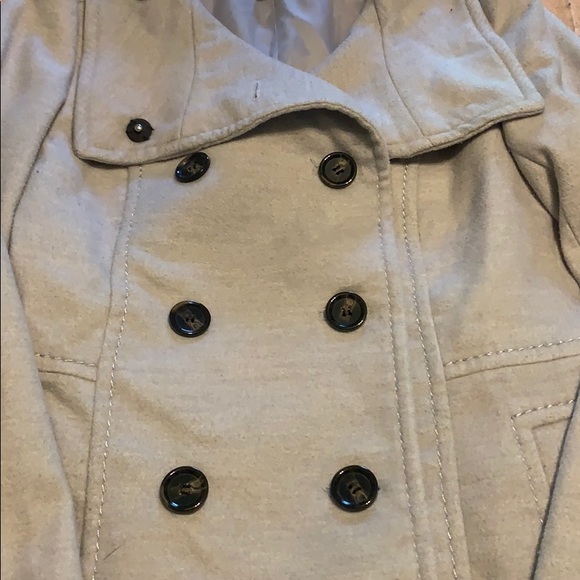 H&M Gray Pea Coat - Picture 3 of 4